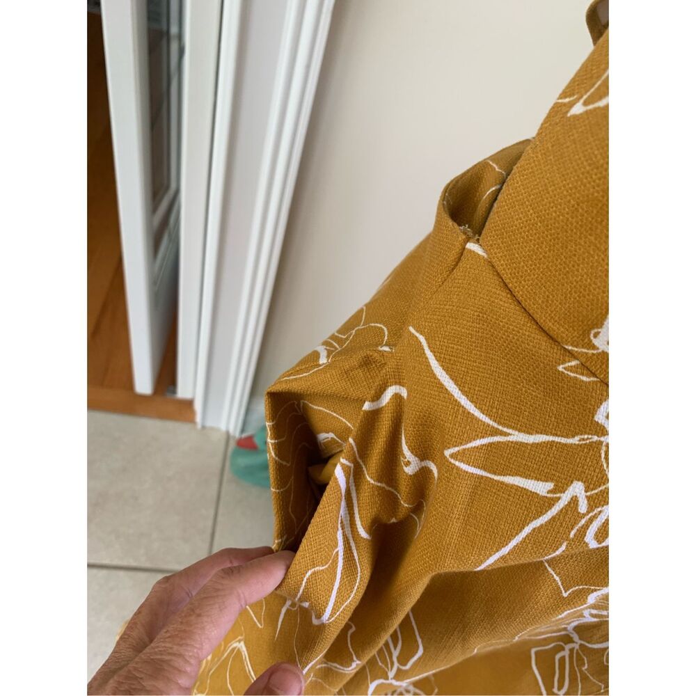 New York & Co. Winona Floral Tie-Back Linen Flare Dress - Eva Mendes Collection - Picture 3 of 9